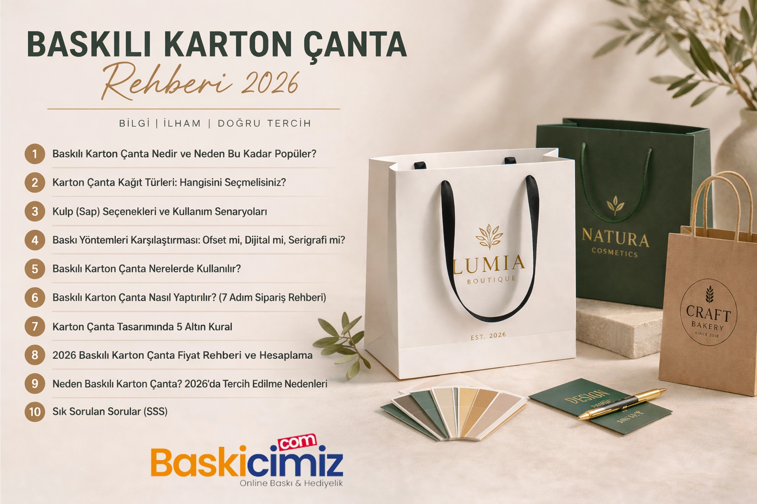 Baskılı Karton Çanta Nedir, Karton Çanta Tasarımın