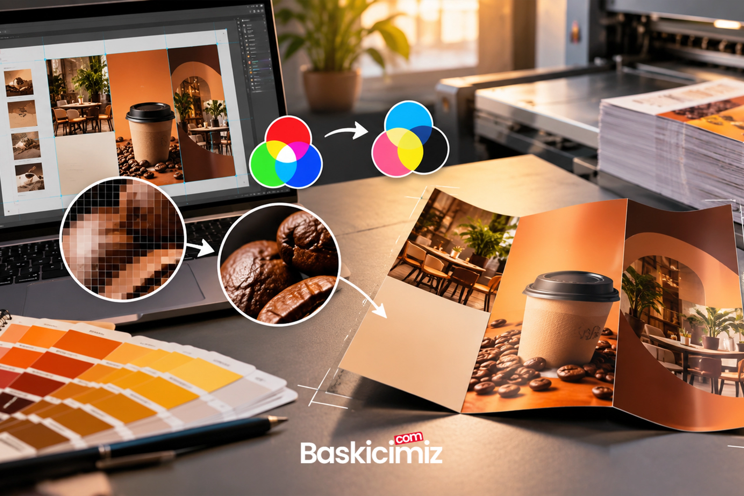 - Baskıya hazır dosya - Baskıya hazır PDF hazırlama - Matbaa baskı dosyası hazırlama - Baskı öncesi dosya kontrolü - Baskı için CMYK ayarları - Baskı için 300 DPI çözünürlük - Baskıda 3 mm taşma payı - Baskıda güvenli alan nedir - Canva baskıya hazır PDF - PDF baskı ayarları - Matbaa dosya gönderim kuralları - RGB ve CMYK arasındaki fark - Baskıda fontları eğriye çevirme - Baskı için vektörel logo - Broşür baskı dosyası hazırlama - PDF/X-1a ve PDF/X-4