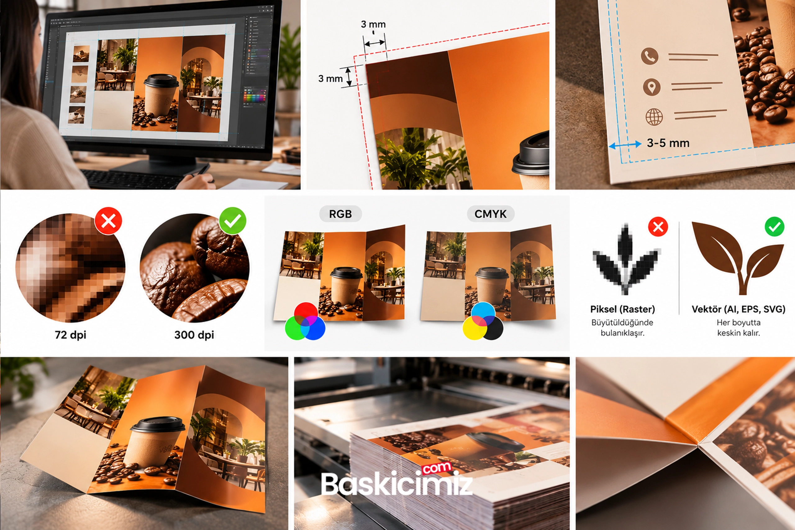 baskıya hazır dosya, taşma payı, CMYK, Canva baskı dosyası, baskı çözünürlüğü
